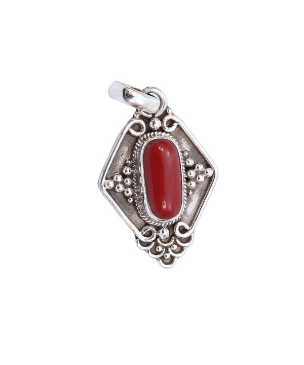 Rudra Divine Red Coral Pendant