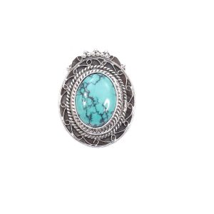 Turquoise Stone Silver Ring