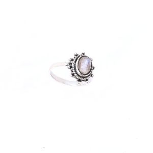 Moonstone Silver Ring